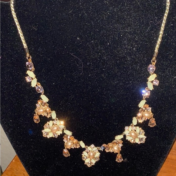 Touchstone Crystal Necklace By Swarovski EUC - Picture 2 of 6